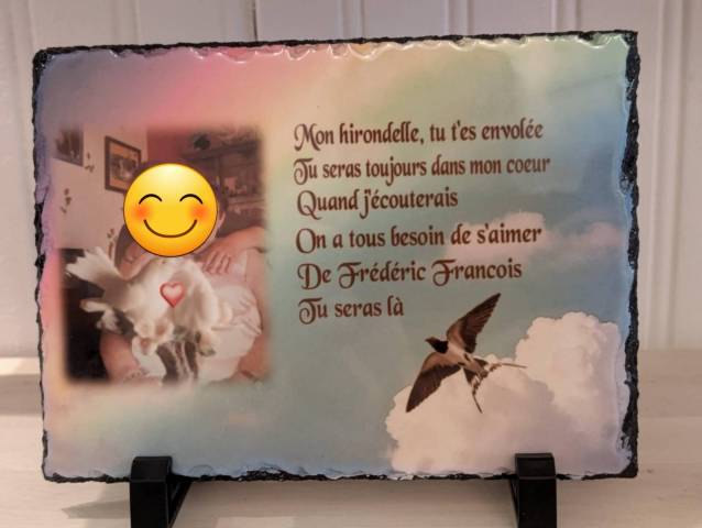  Bloc ardoise photo personnalise